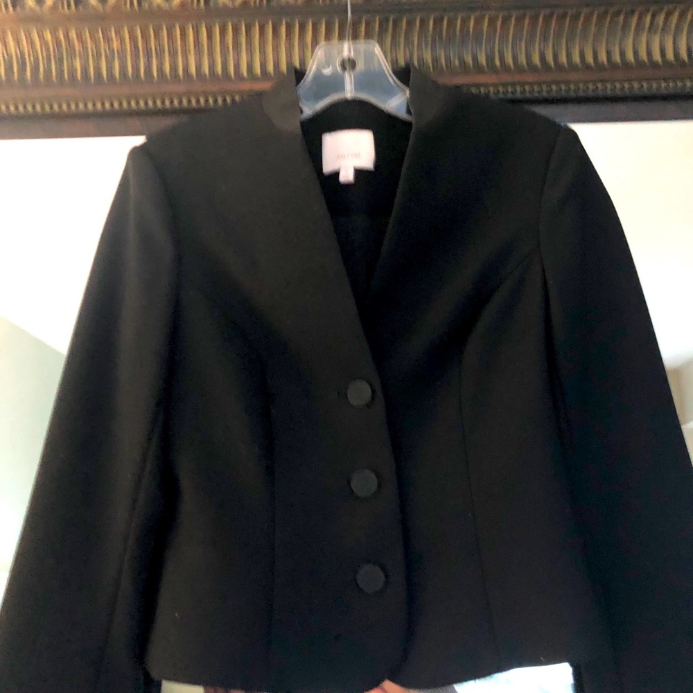 Cinq a sept Jacket with Ruffled Cuffs